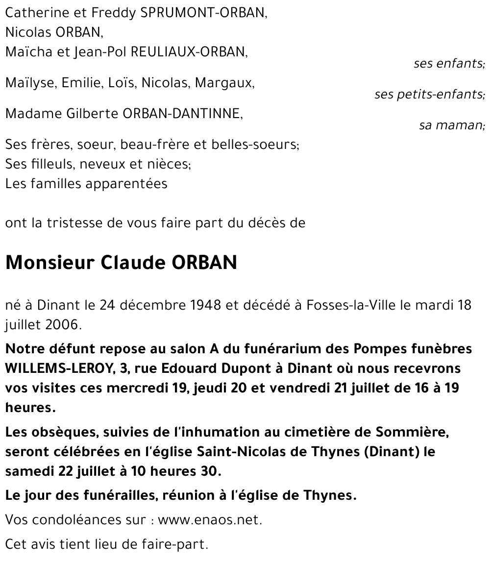 Claude ORBAN