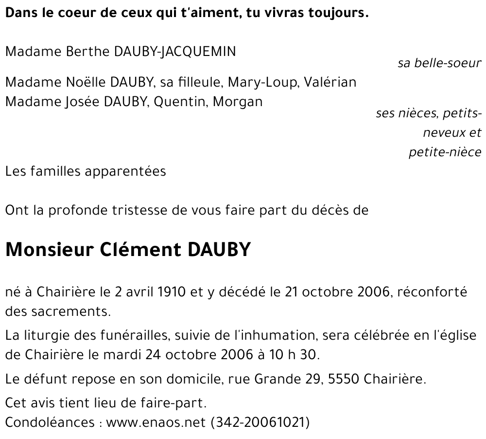 Clément DAUBY