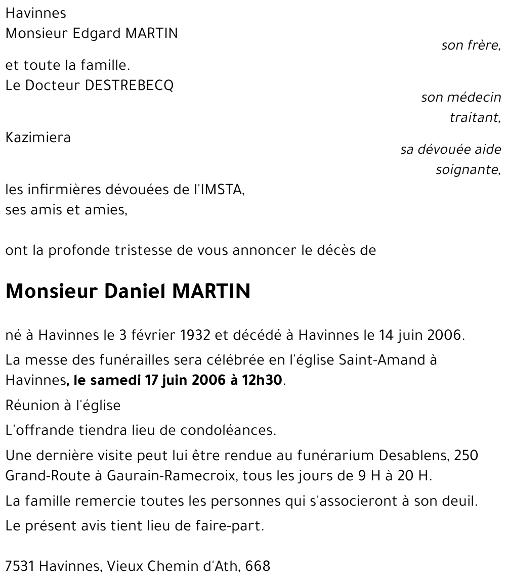 Daniel MARTIN