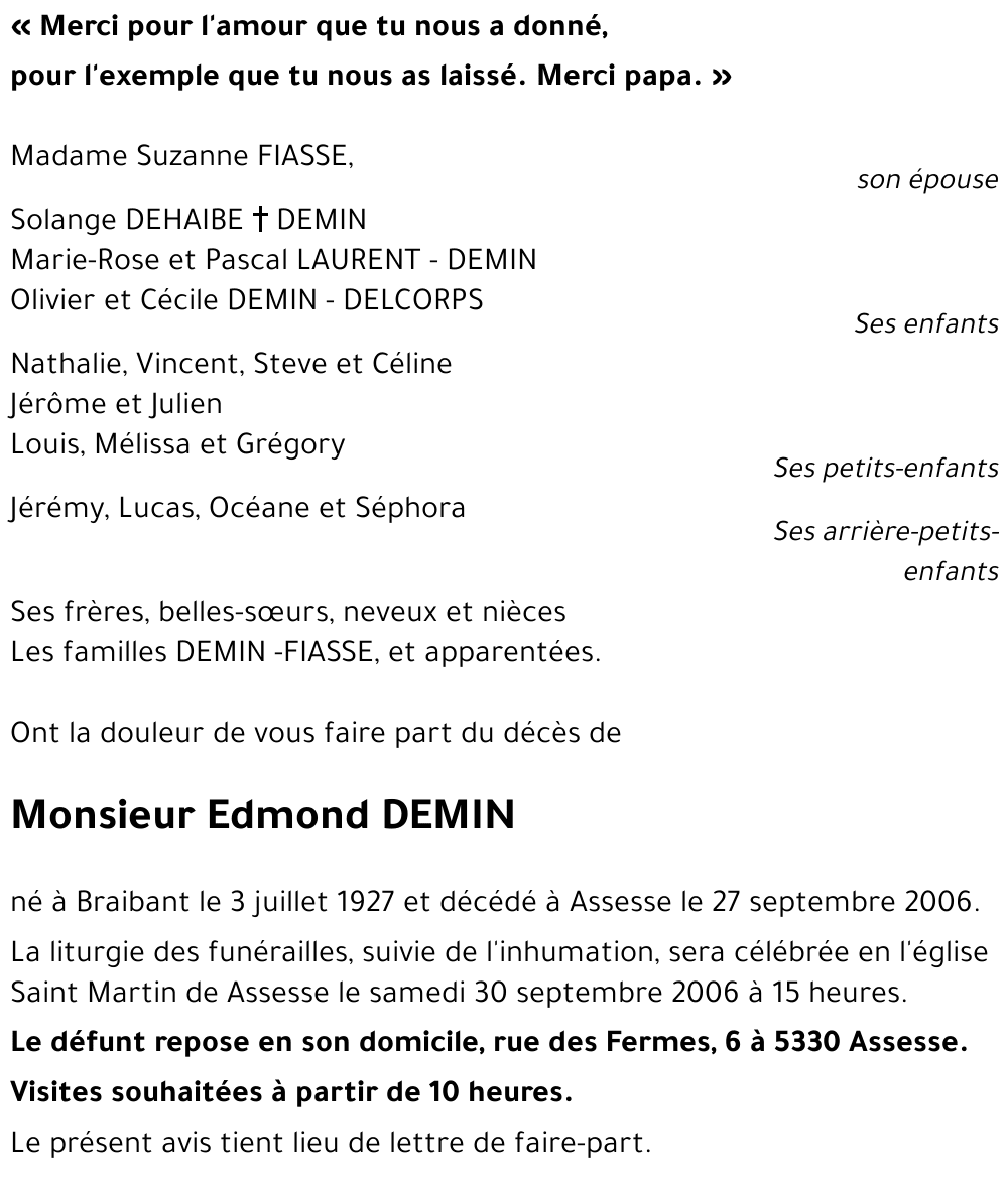 Edmond DEMIN
