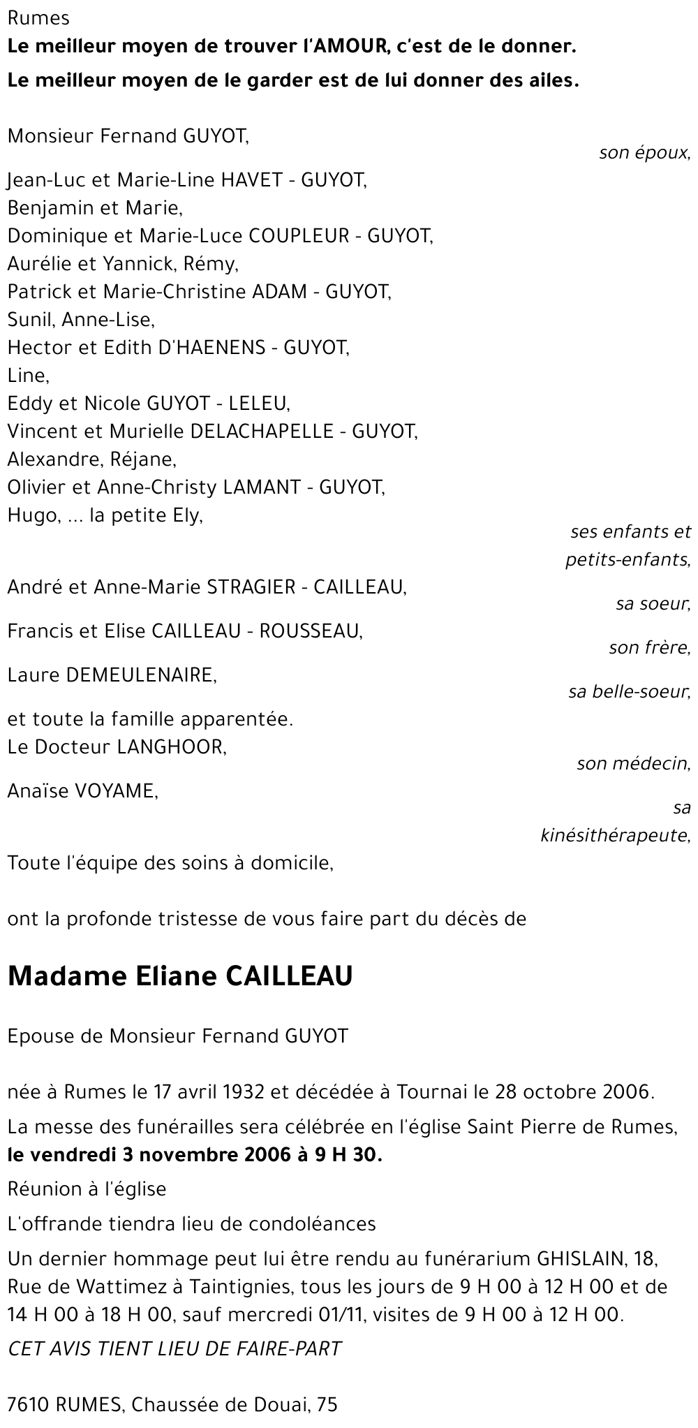 Eliane CAILLEAU