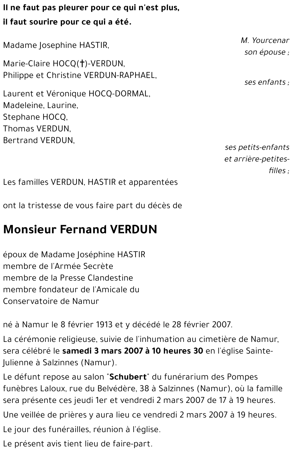 Fernand VERDUN