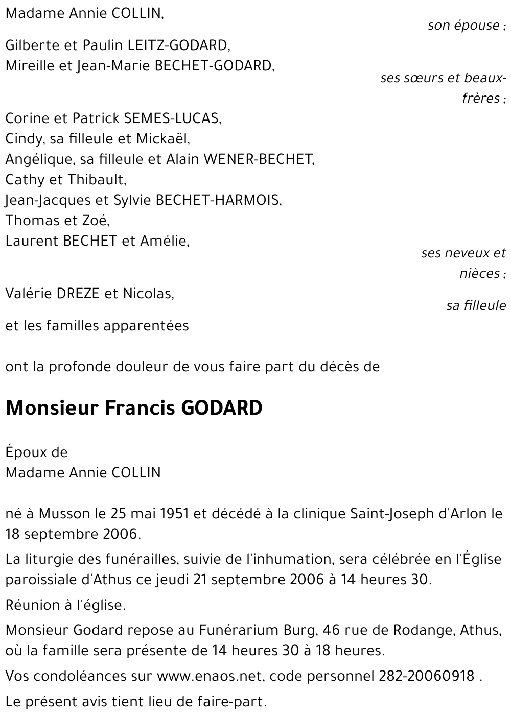 Francis GODARD