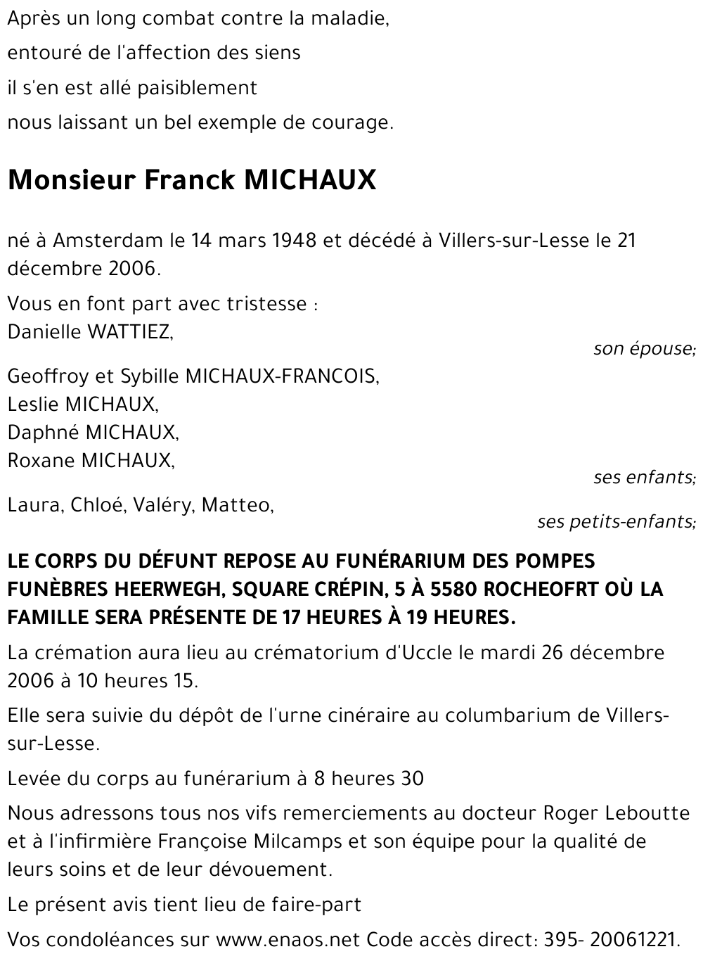 Franck MICHAUX