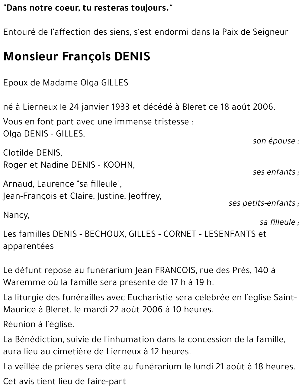 François DENIS
