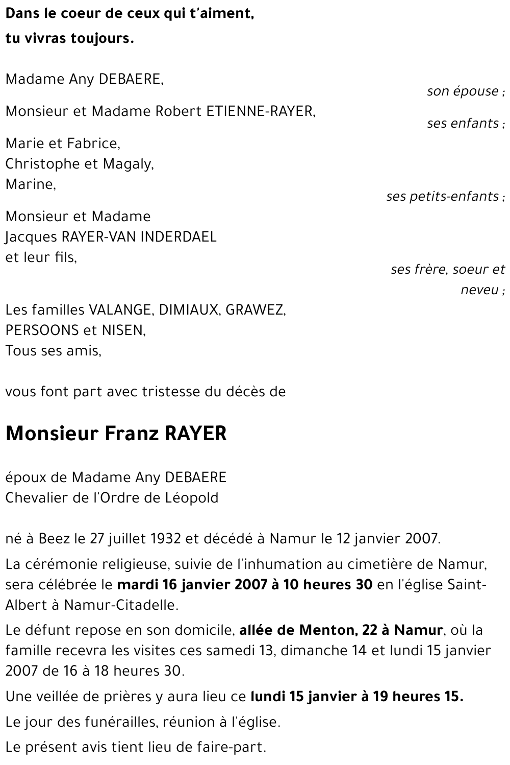 Franz RAYER