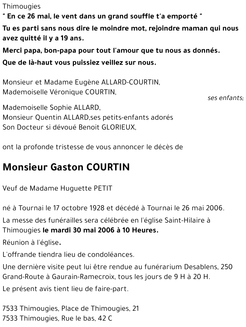 Gaston COURTIN