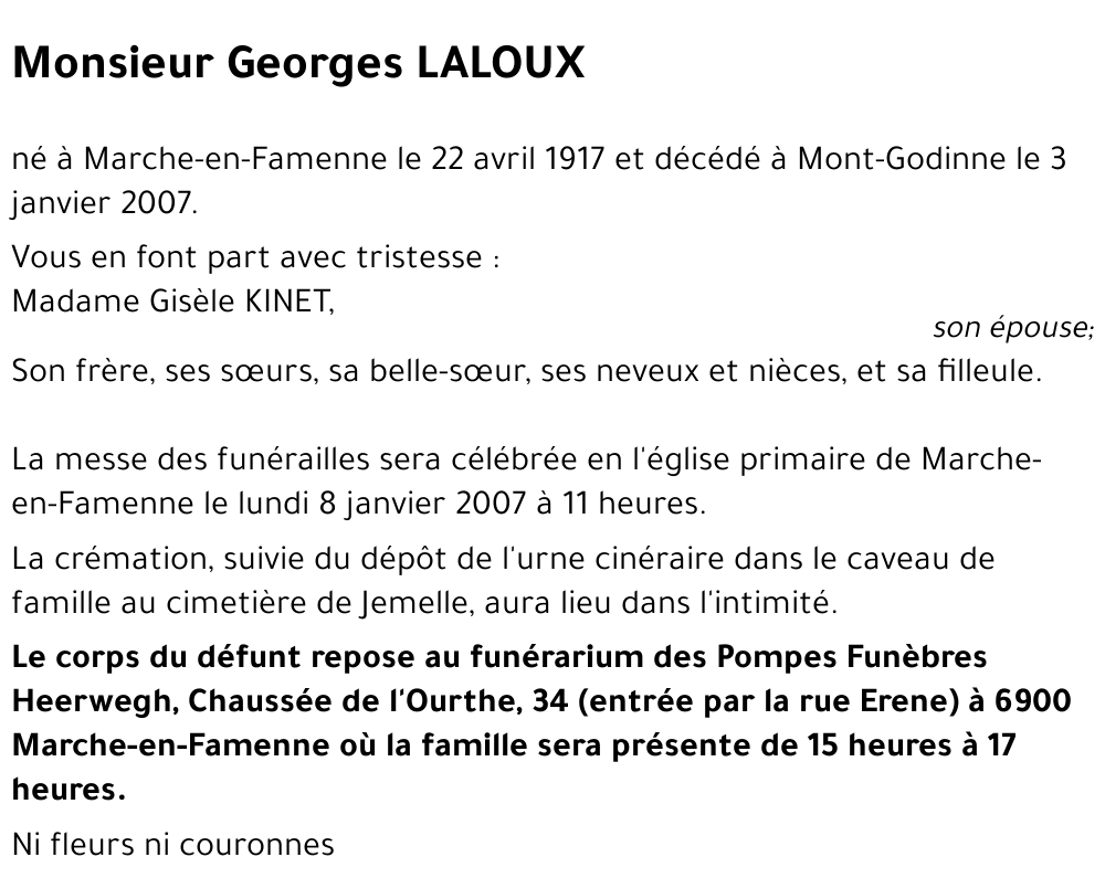 Georges LALOUX