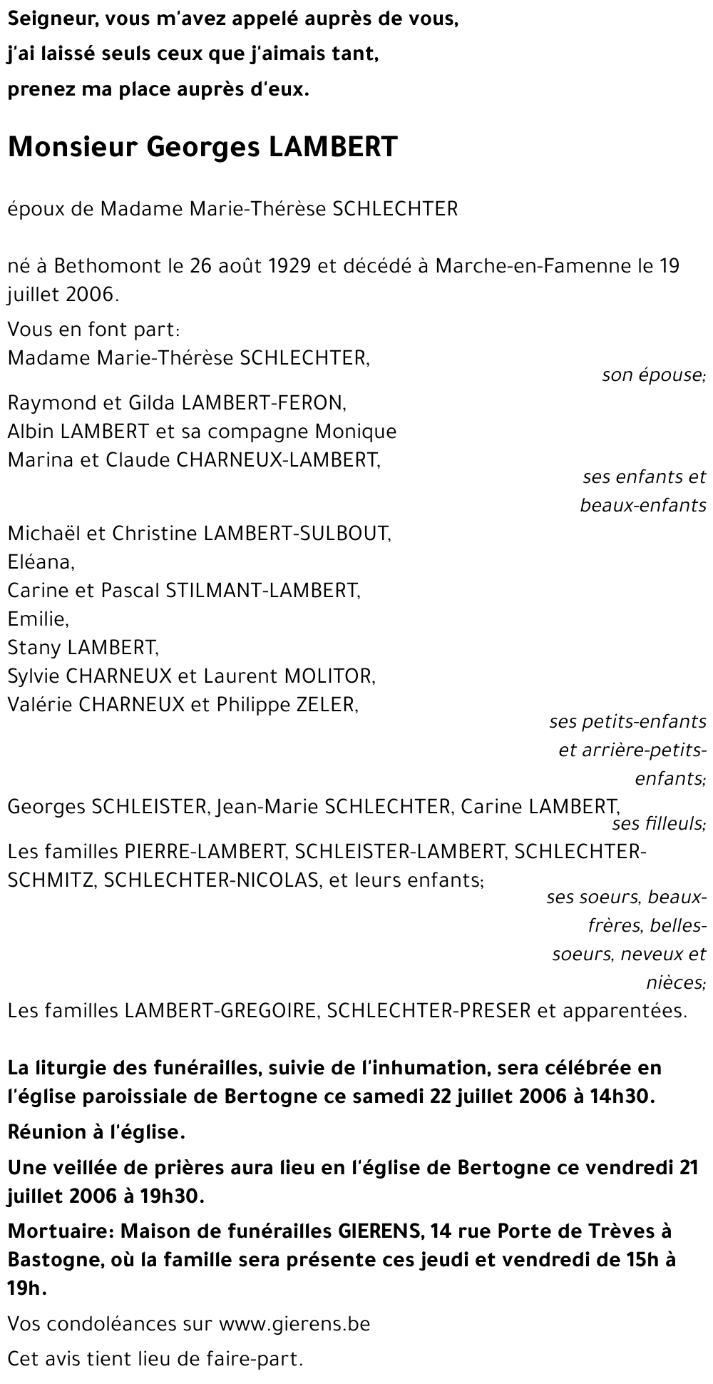 Georges LAMBERT