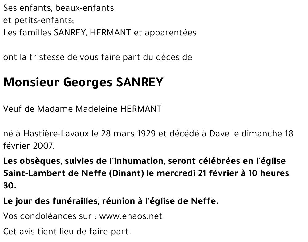 Georges SANREY