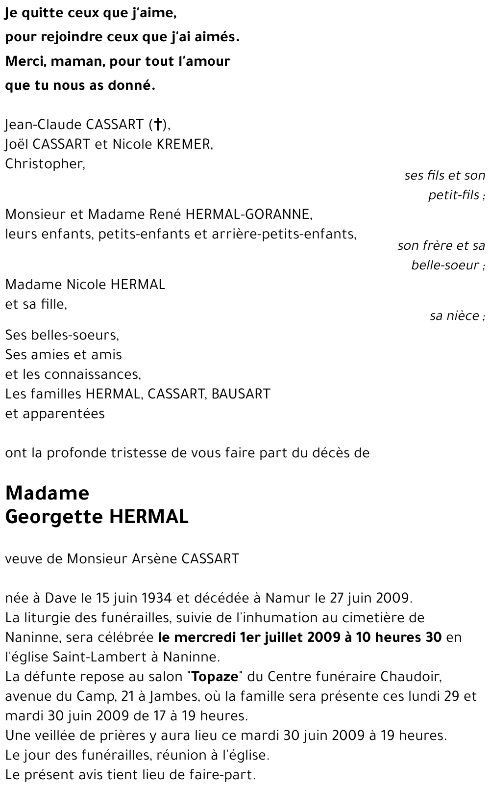 Georgette HERMAL