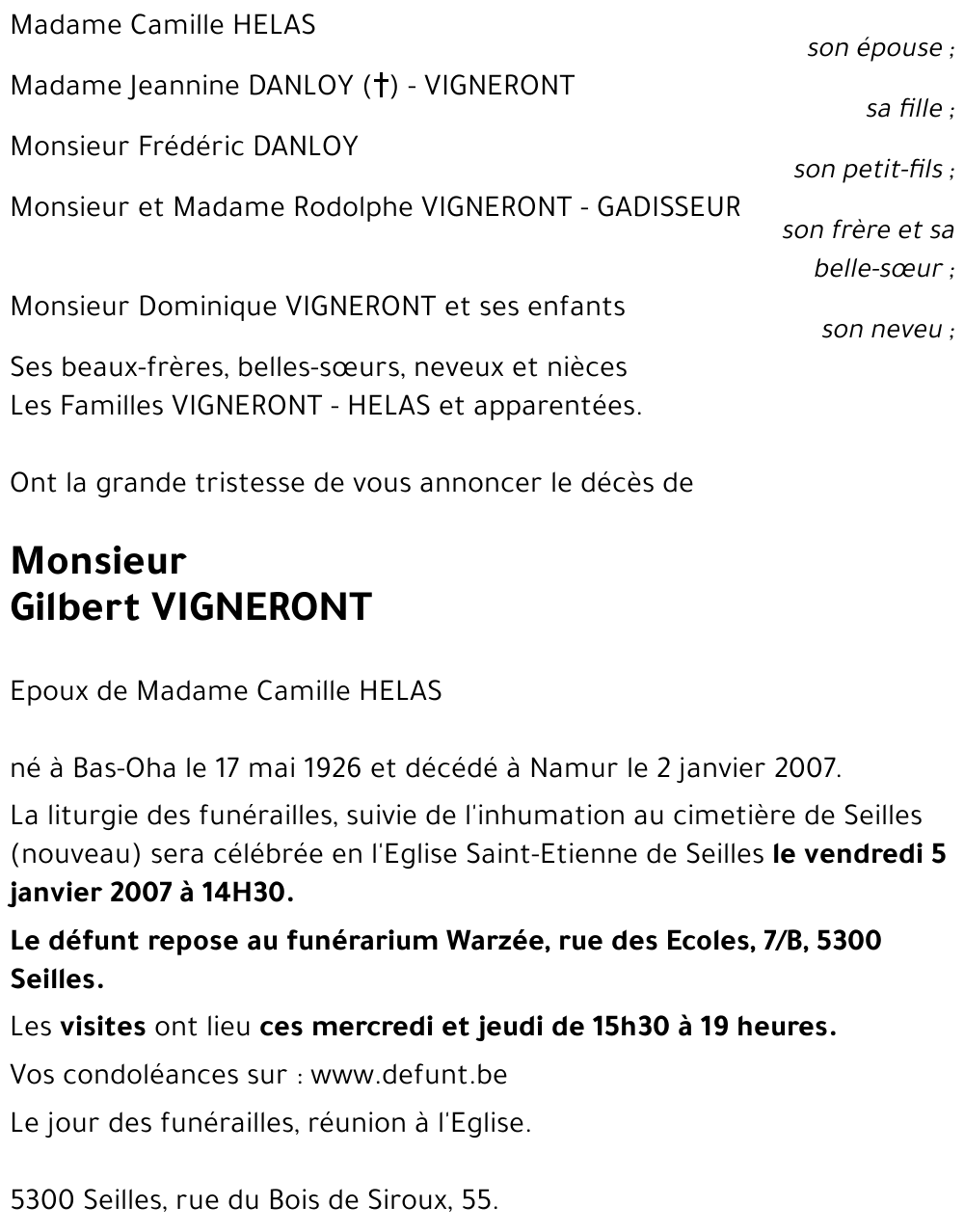 Gilbert VIGNERONT