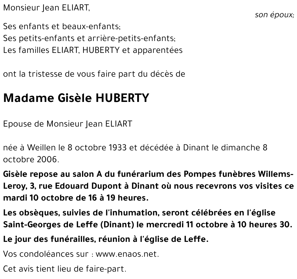 Gisèle HUBERTY