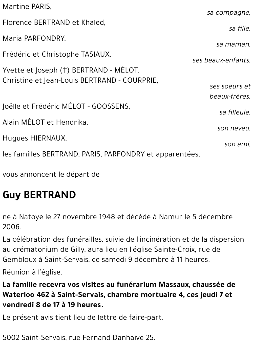 Guy BERTRAND