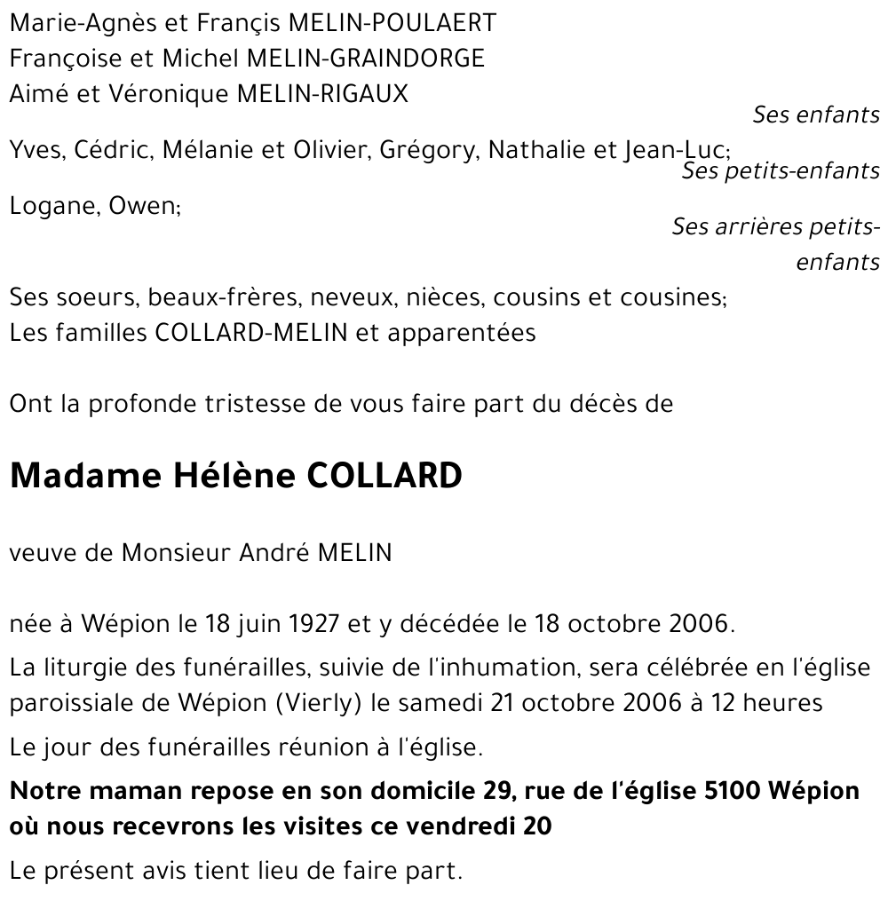 Hélène COLLARD