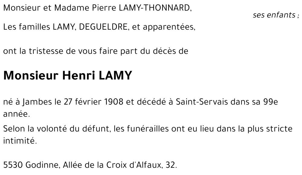 Henri LAMY