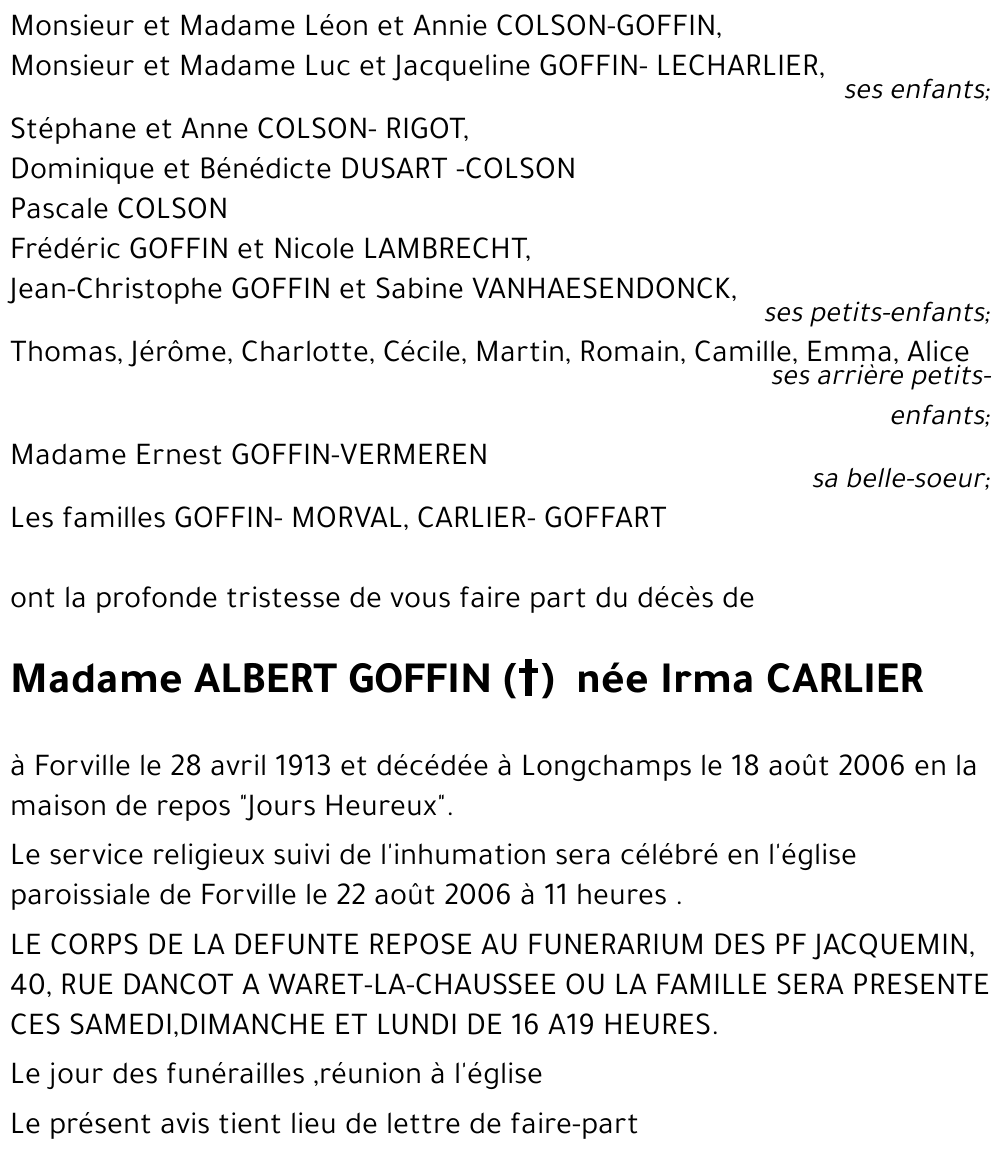 Irma CARLIER