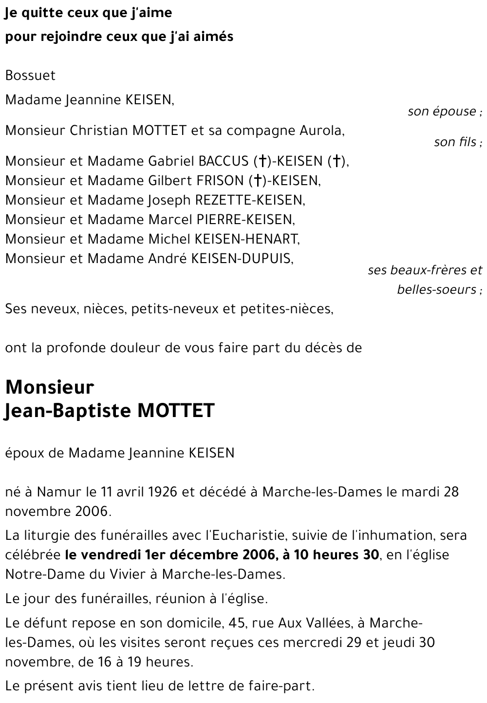 Jean-Baptiste MOTTET