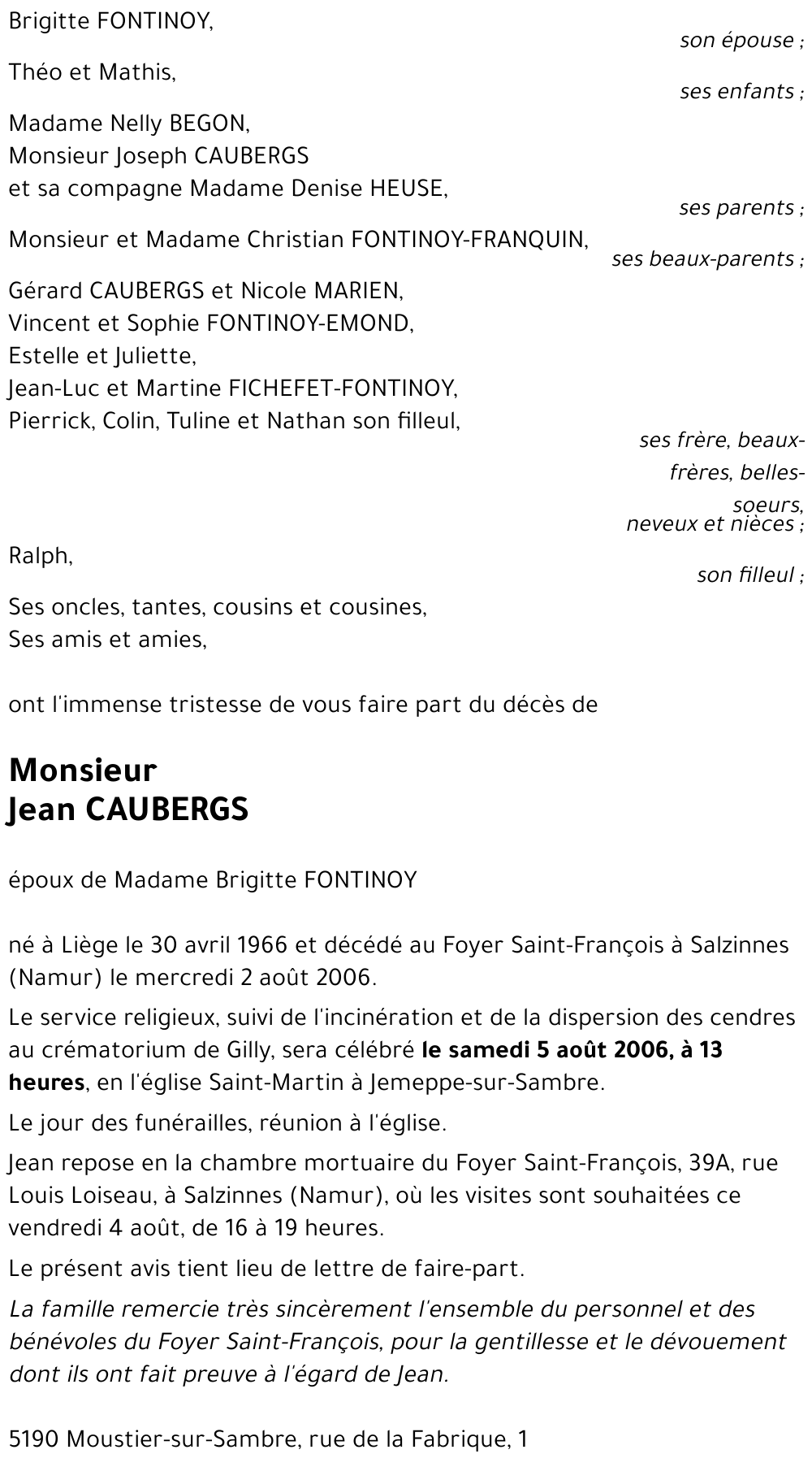 Jean CAUBERGS