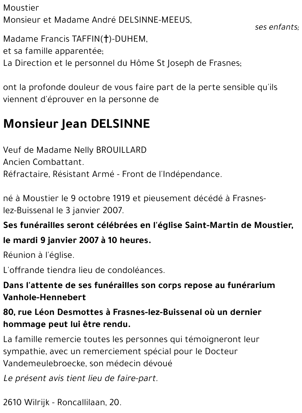 Jean DELSINNE