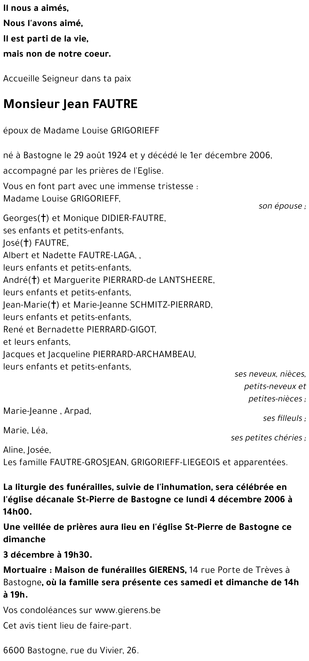 Jean FAUTRE