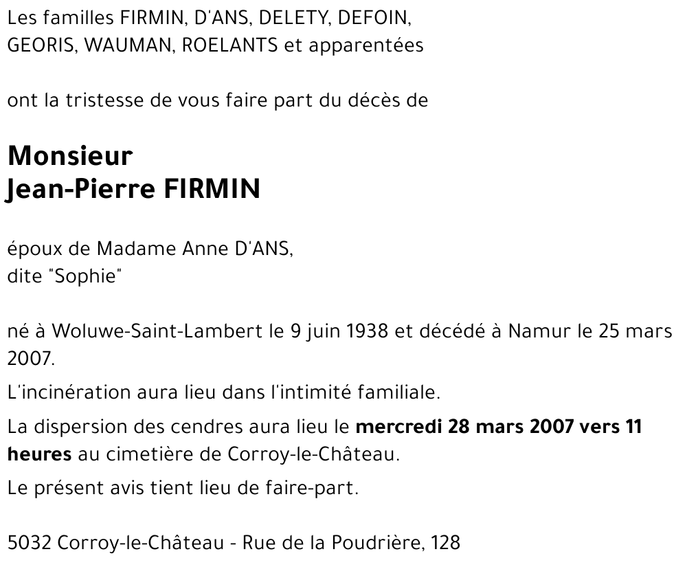 Jean-Pierre FIRMIN