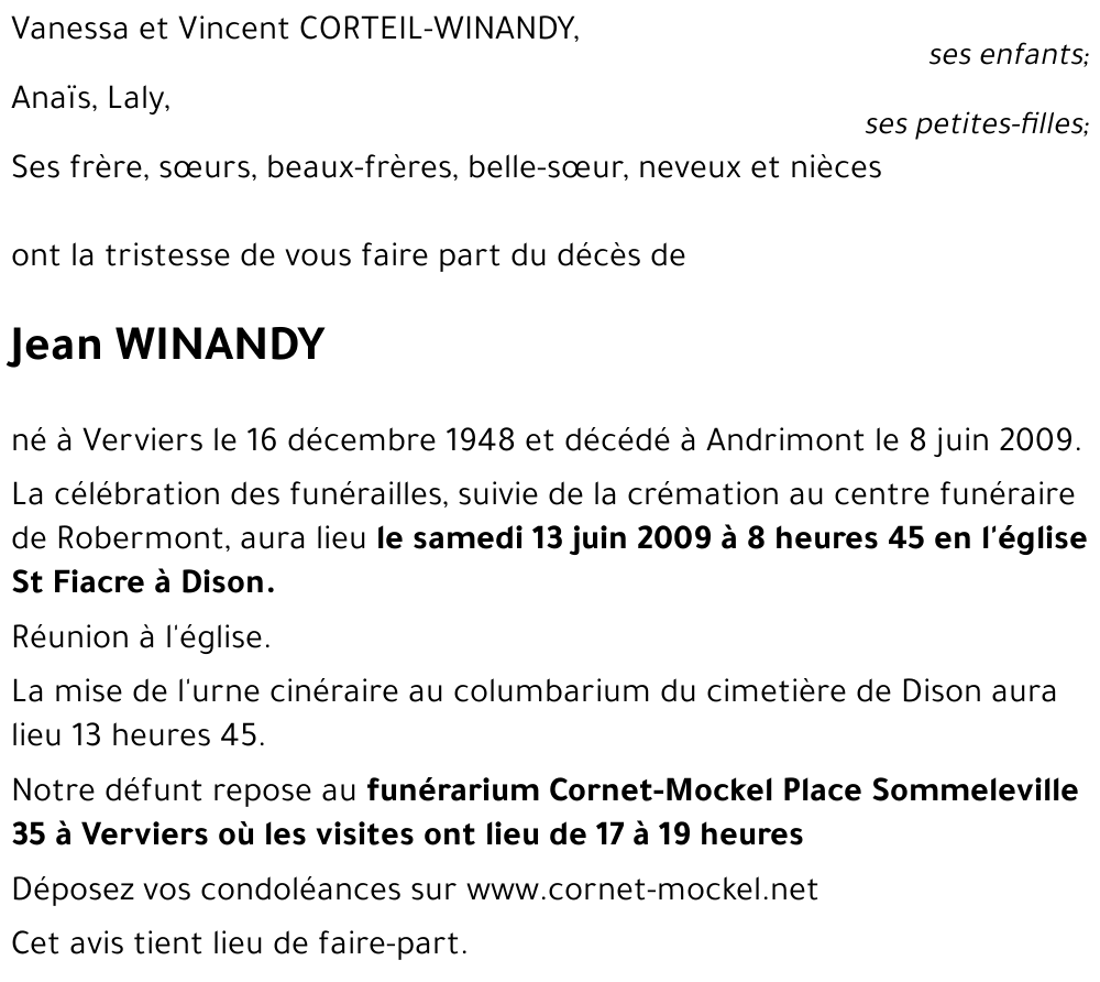 Jean WINANDY