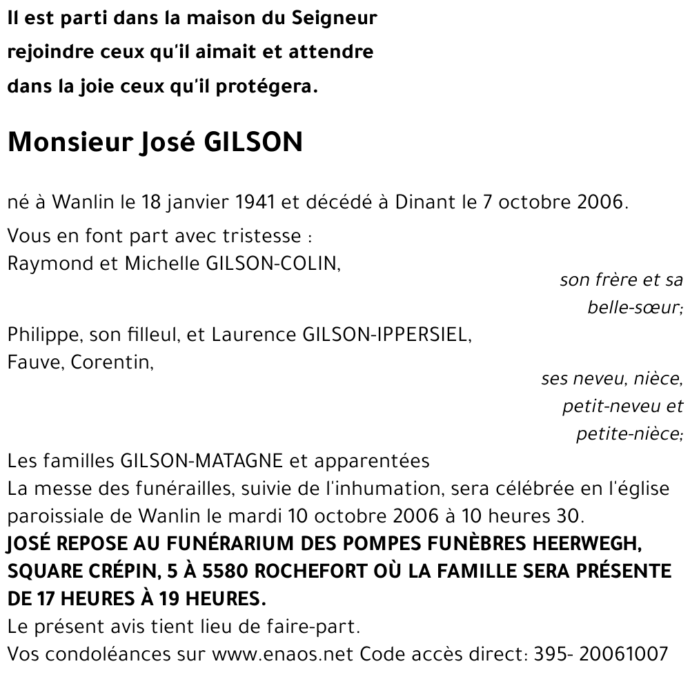 José GILSON