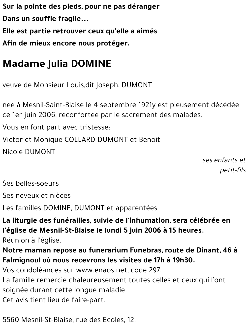 Julia DOMINE