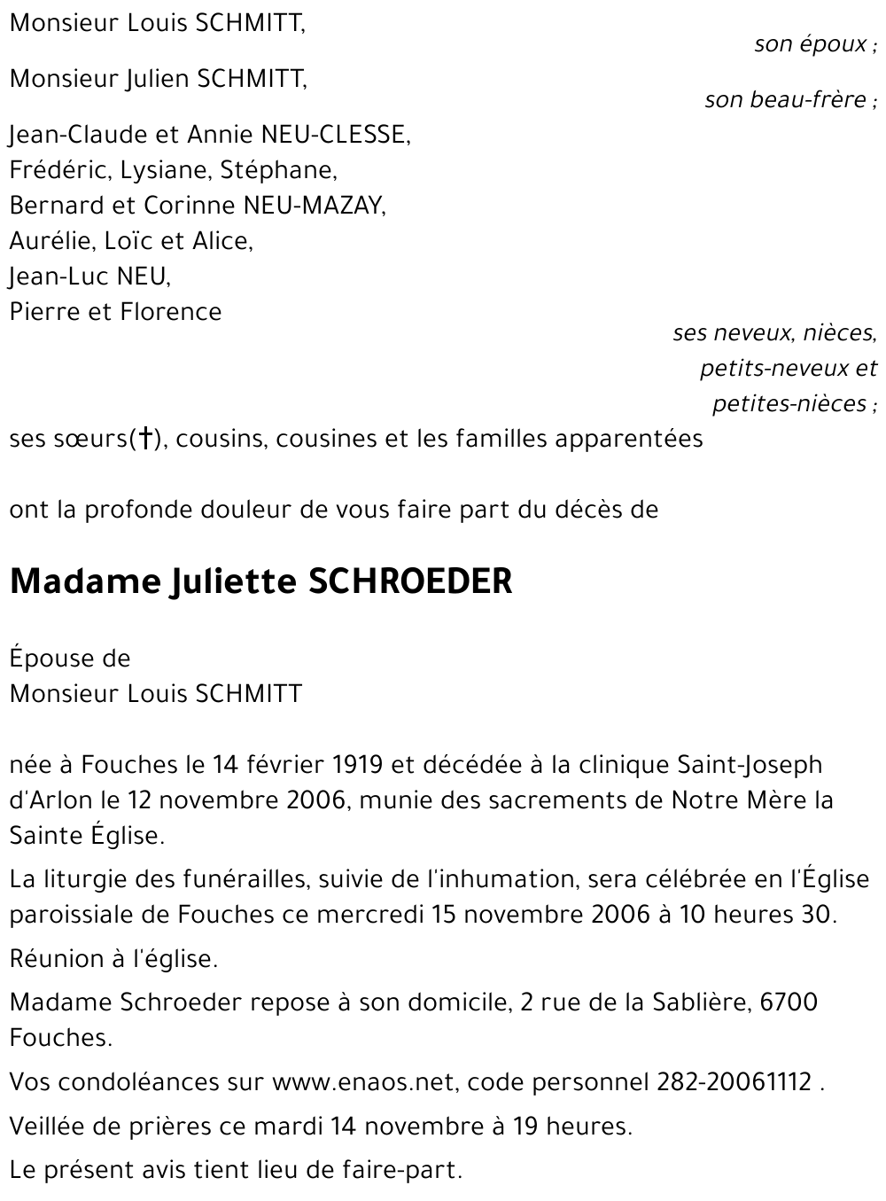 Juliette SCHROEDER