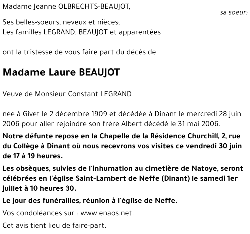 Laure BEAUJOT