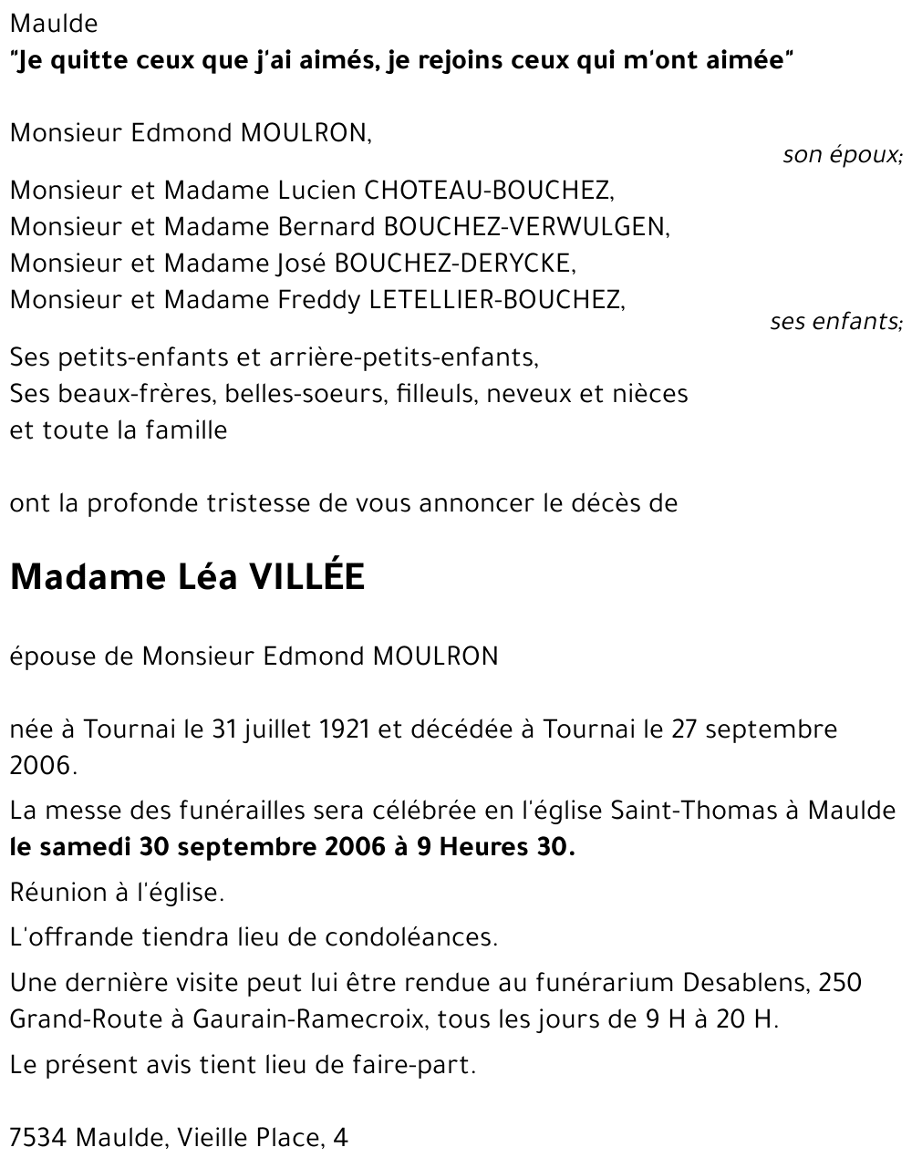Léa VILLÉE