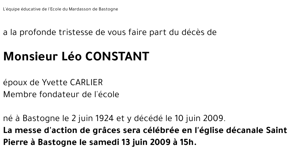 Léo CONSTANT