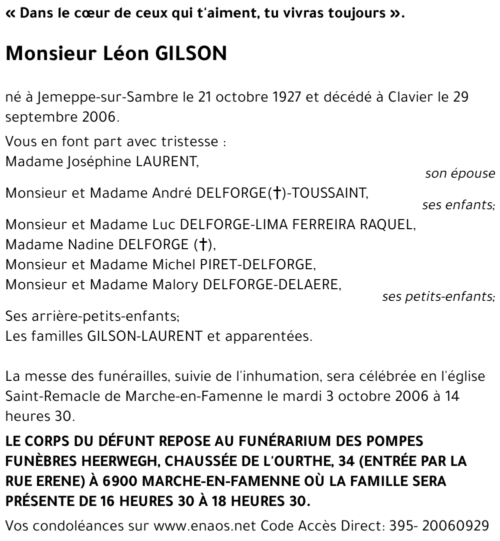 Léon GILSON