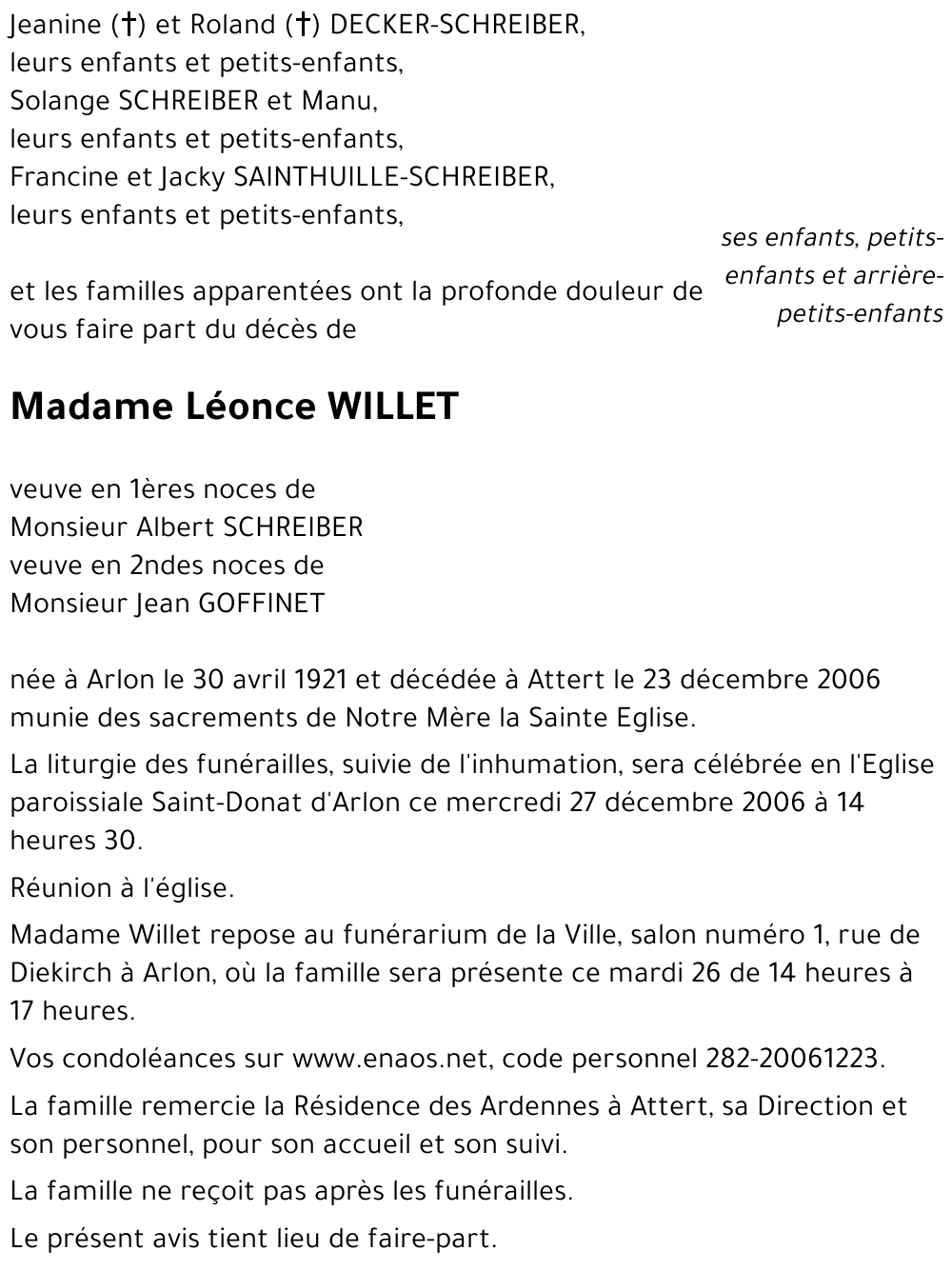 Léonce WILLET