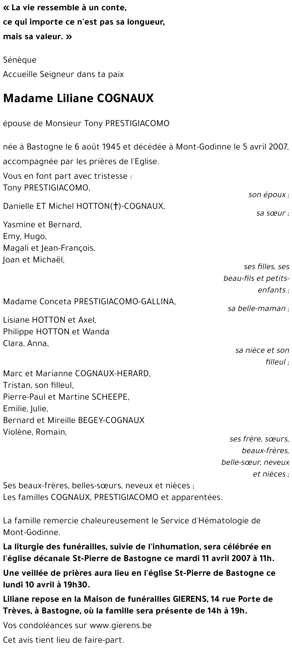 Liliane COGNAUX