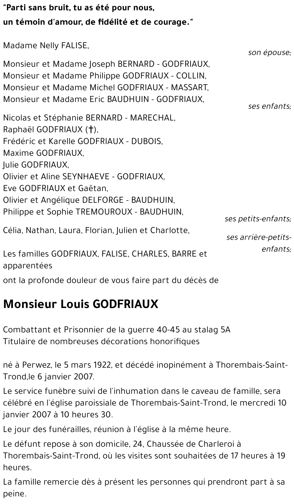 Louis GODFRIAUX