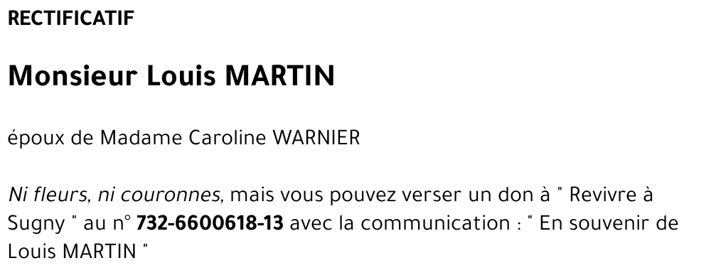 Louis MARTIN