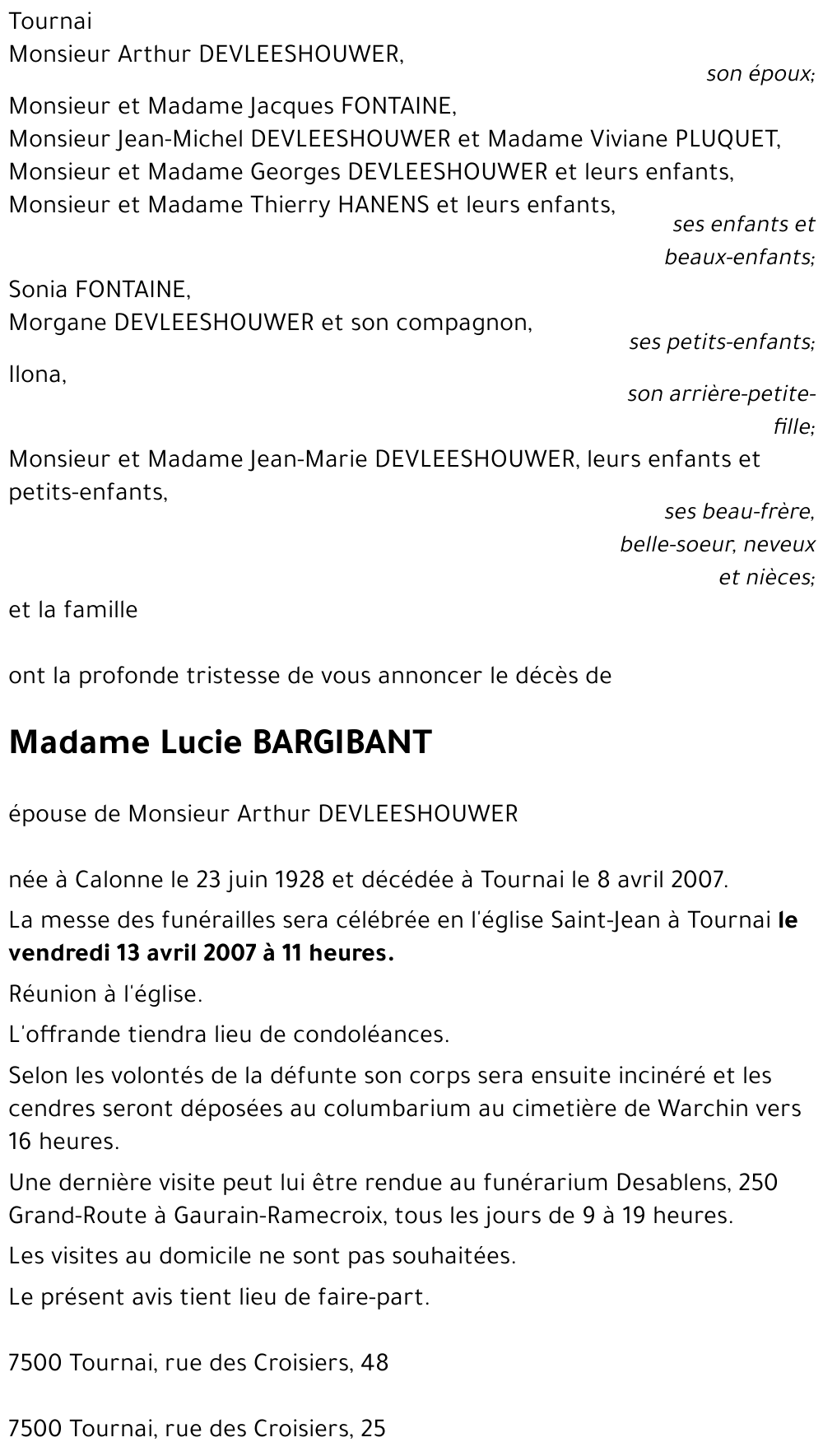 Lucie BARGIBANT