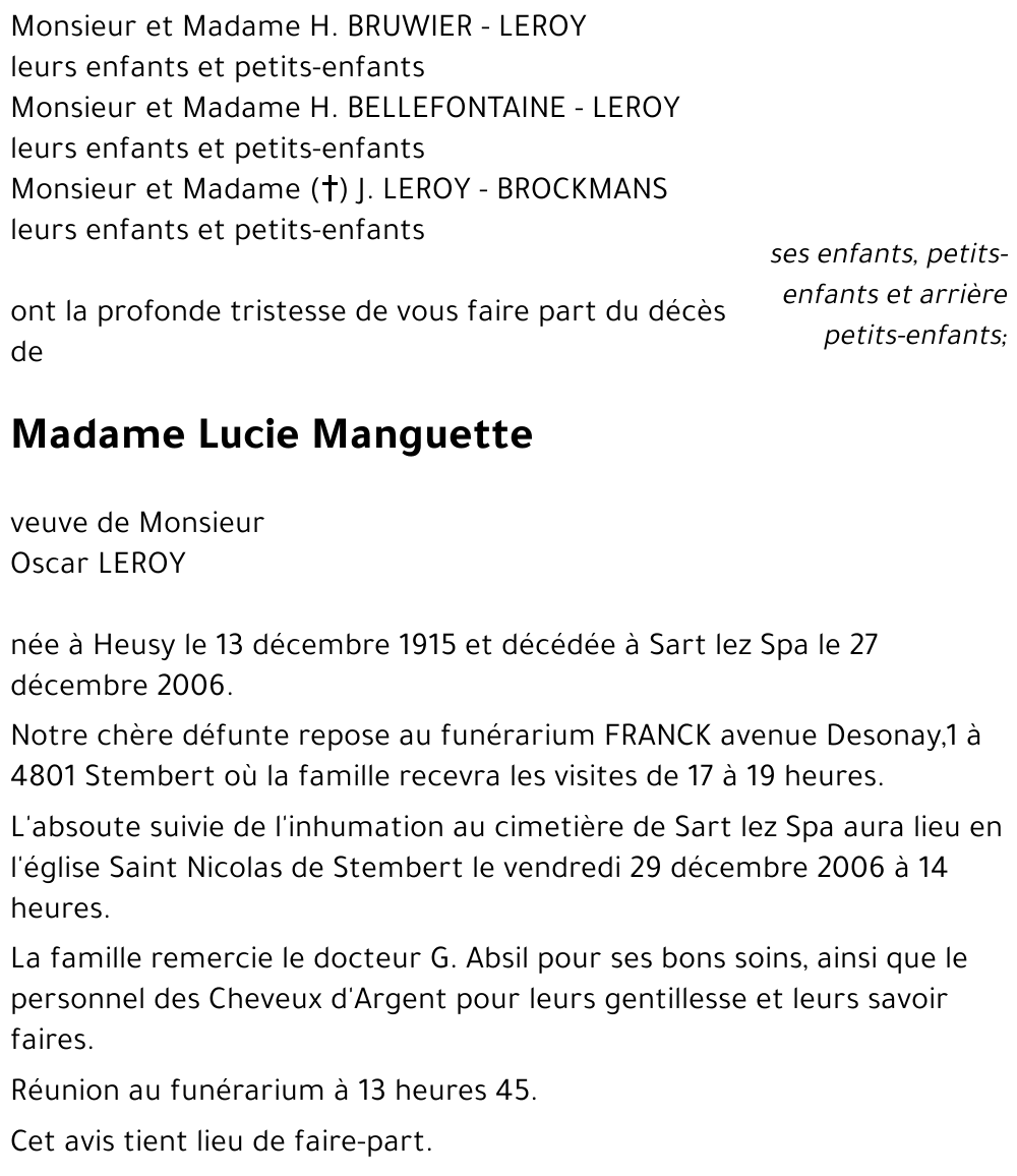 Lucie Manguette