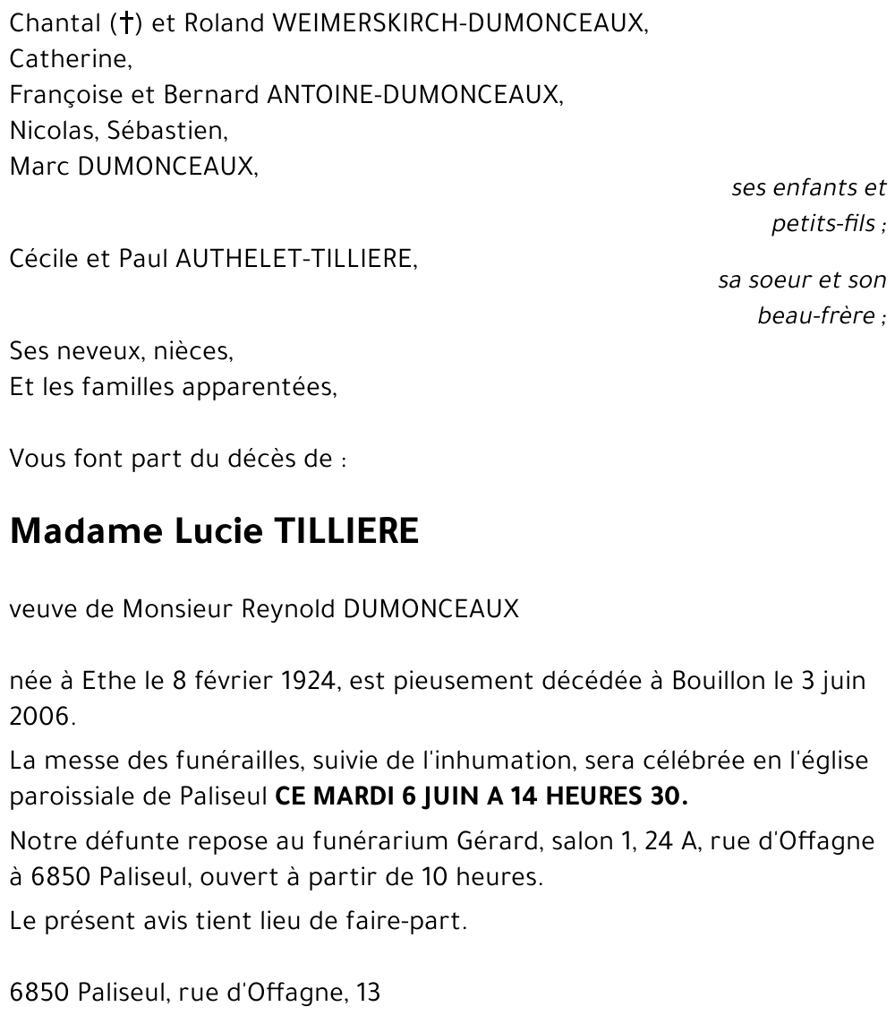 Lucie TILLIERE