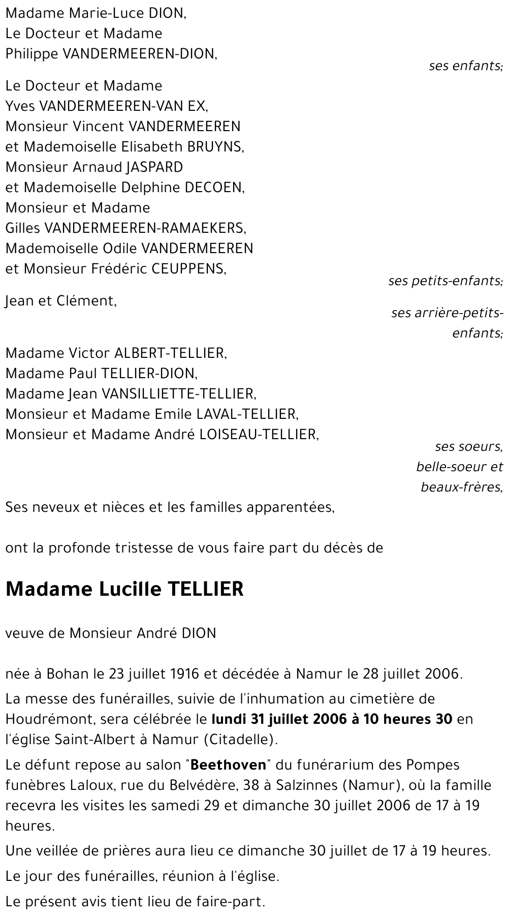 Lucille TELLIER