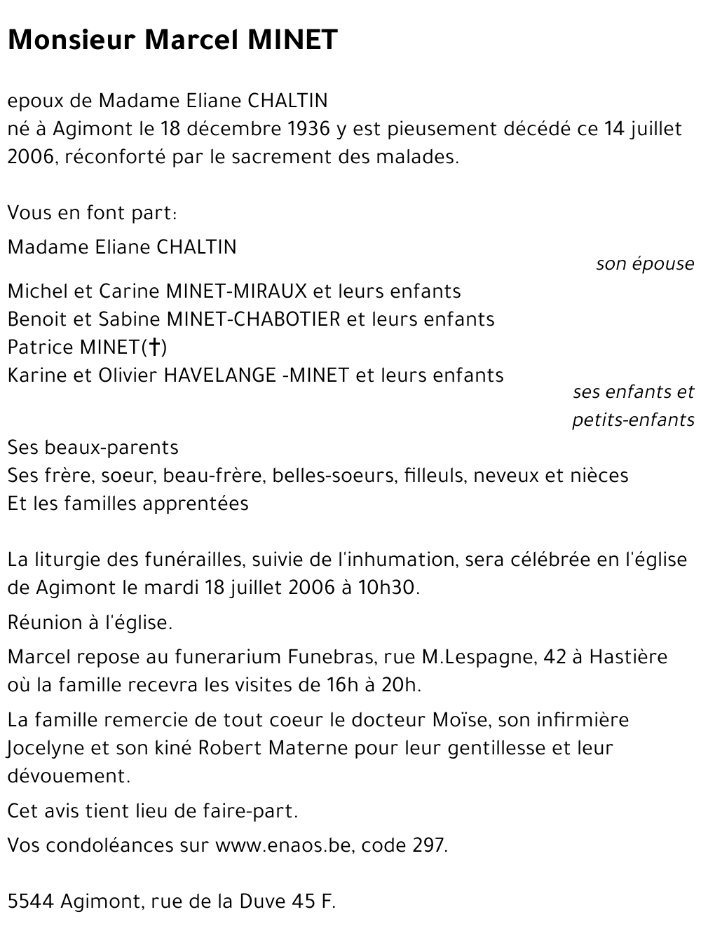 Marcel MINET