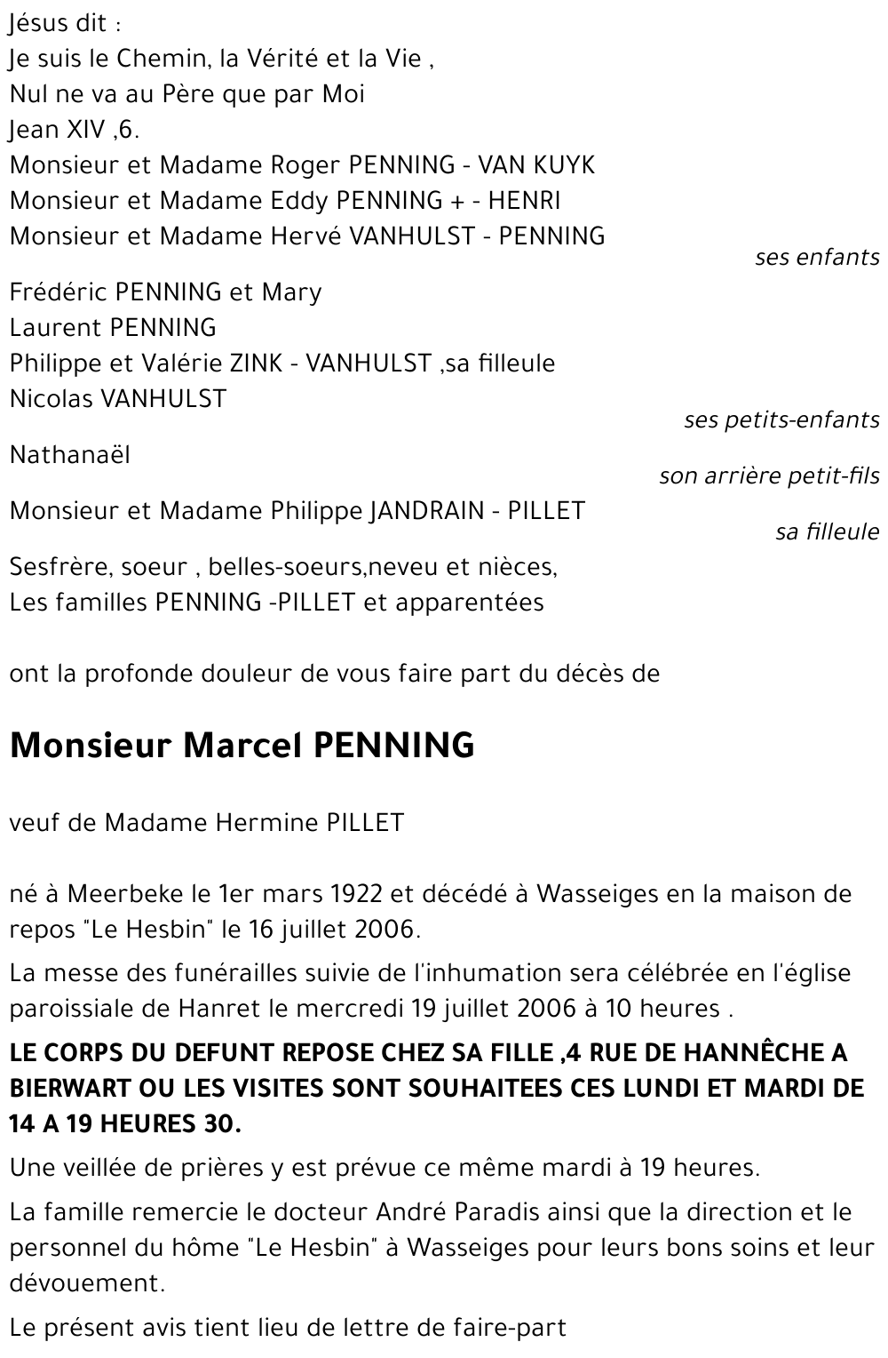 Marcel PENNING