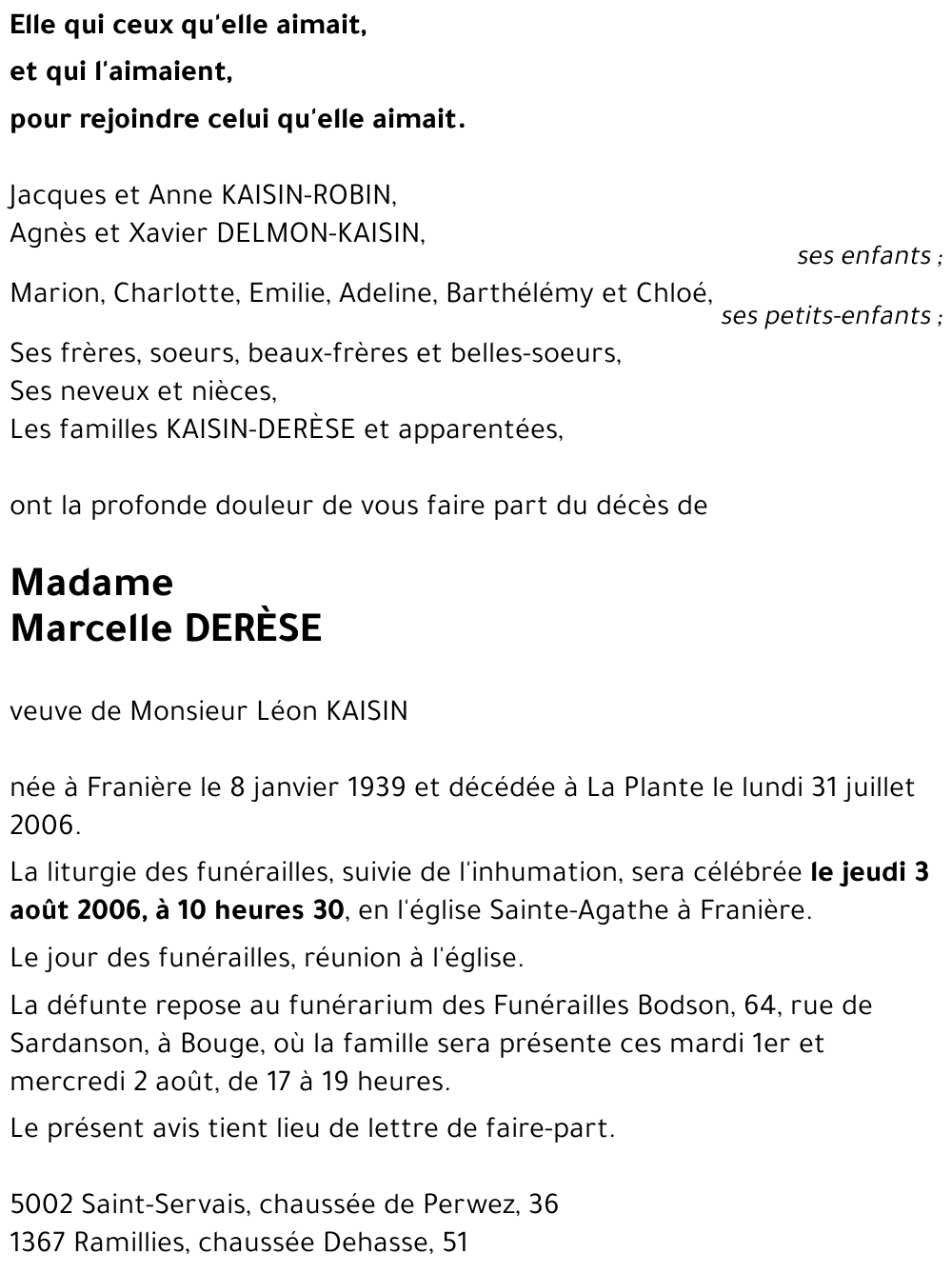 Marcelle DERÈSE