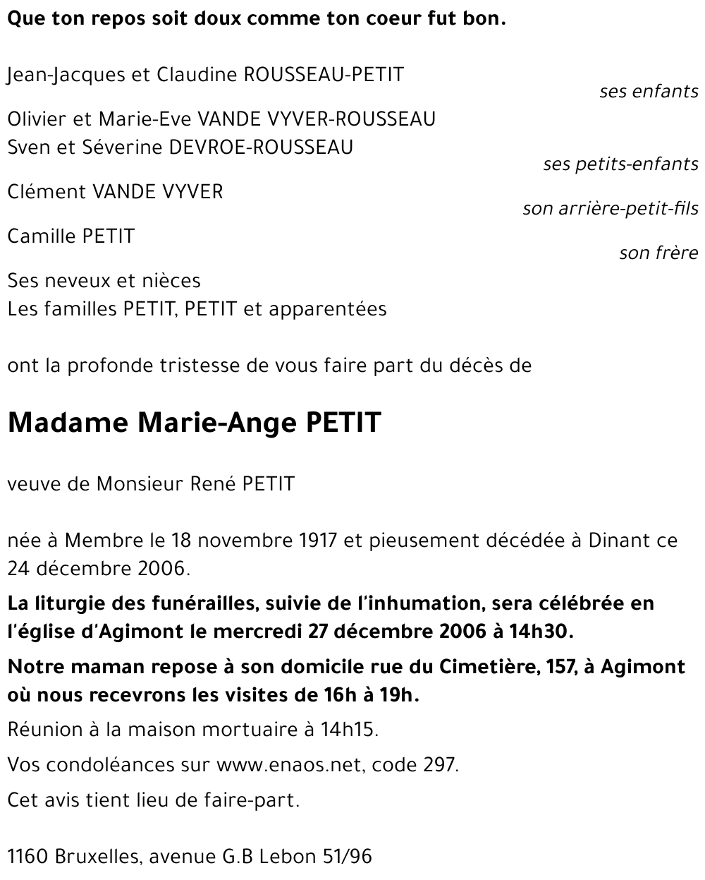 Marie-Ange PETIT