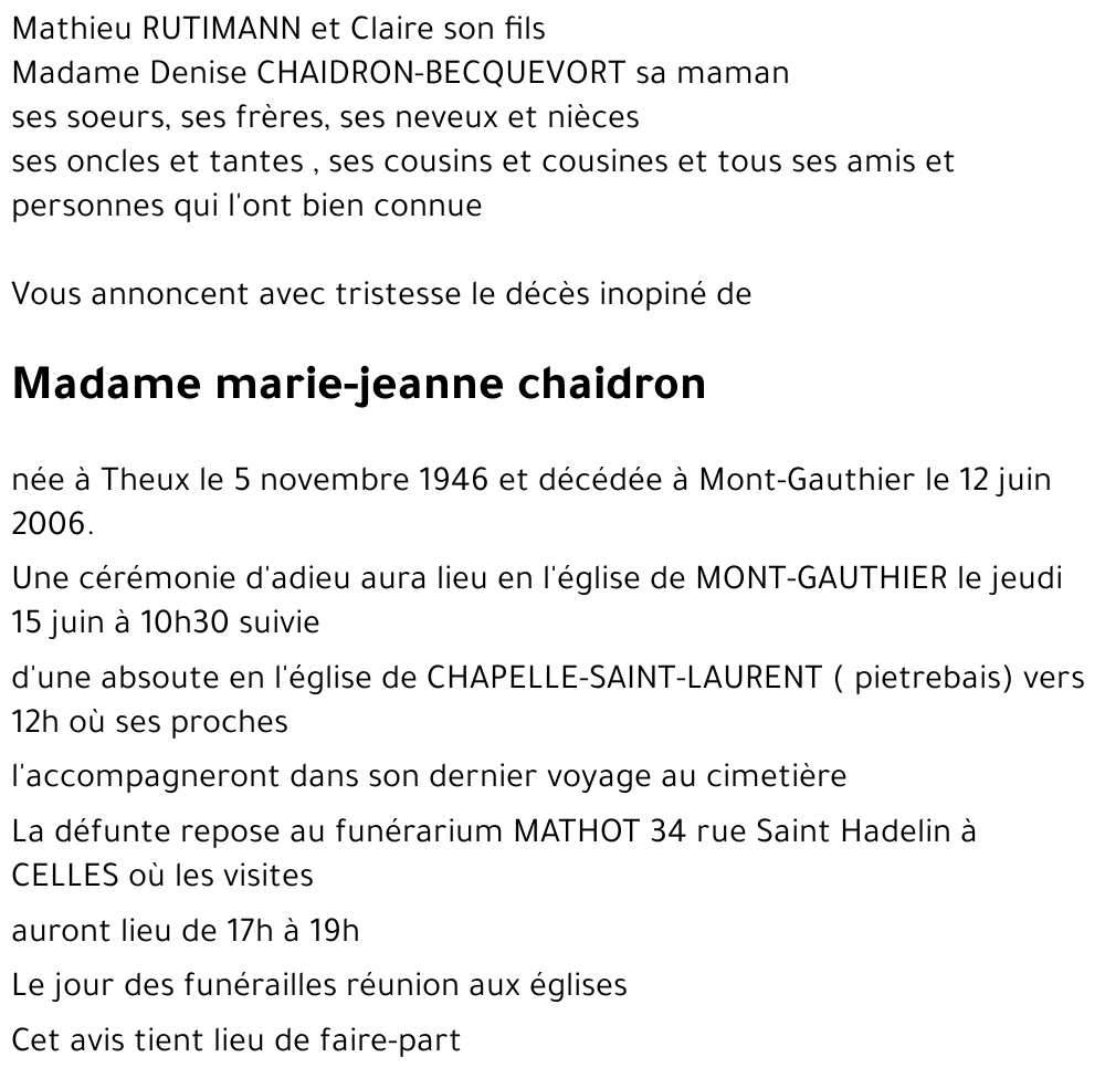 marie-jeanne chaidron