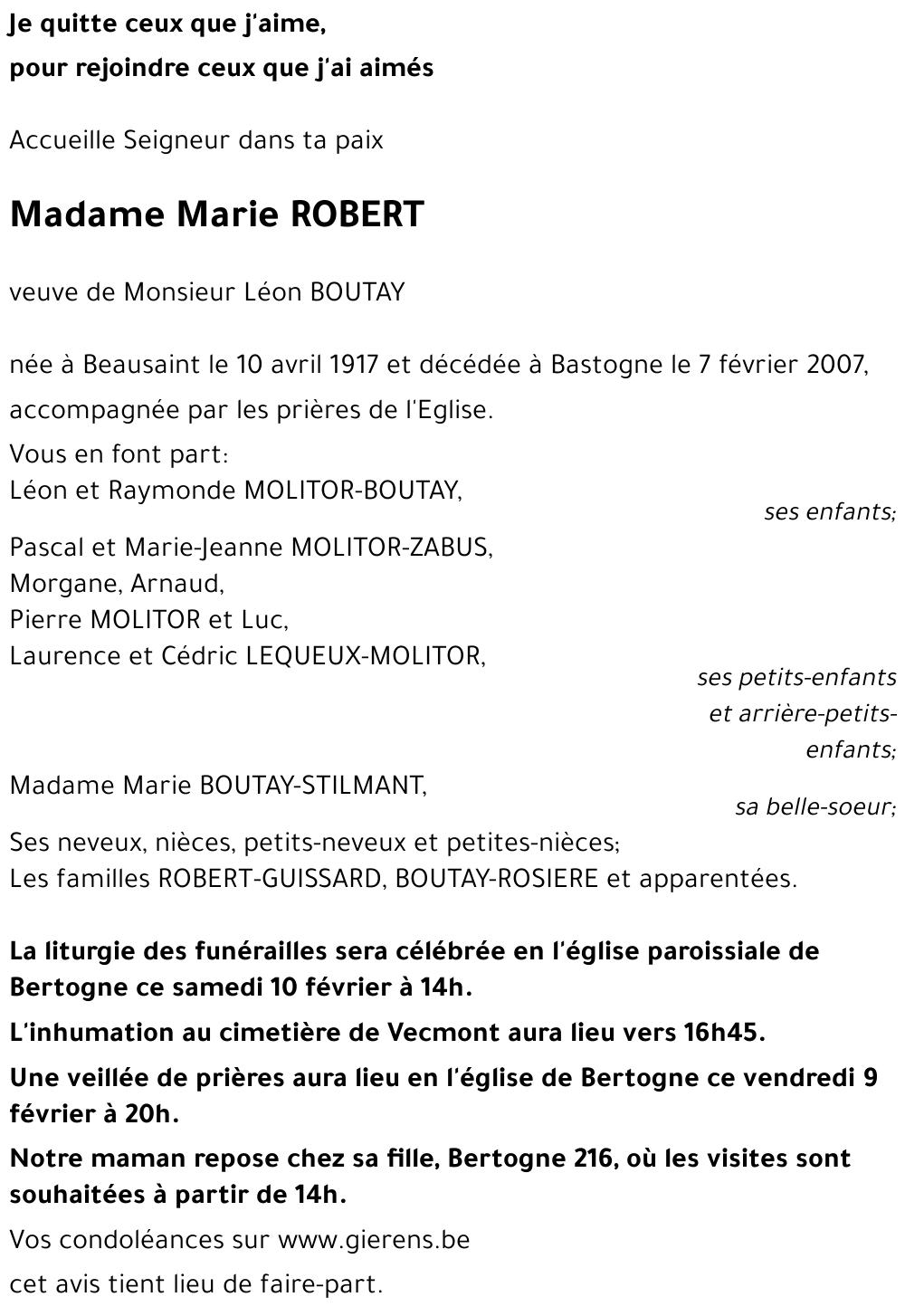 Marie ROBERT