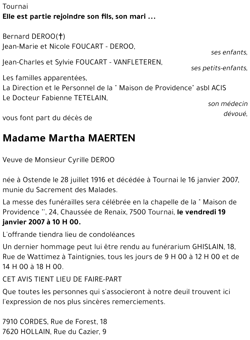 Martha MAERTEN