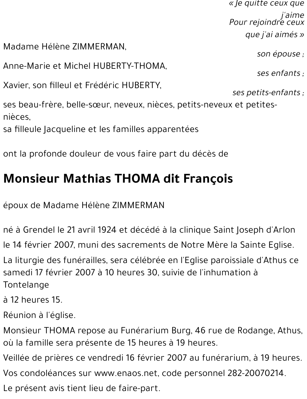 Mathias THOMA